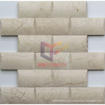 Bevel Edge Luxury Natural Marble Mosaic (CFS1055)